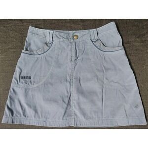 Athleta Skort Womens Size 4 Blue Gray‎ Athletic Golf Tennis Hiking Cargo Utility
